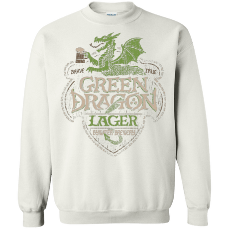 Sweatshirts White / Small Green Dragon Crewneck Sweatshirt