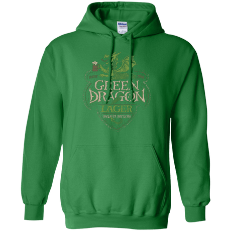 Sweatshirts Irish Green / Small Green Dragon Pullover Hoodie