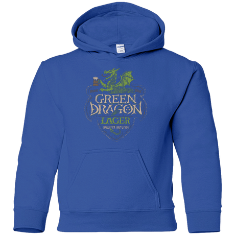 Sweatshirts Royal / YS Green Dragon Youth Hoodie