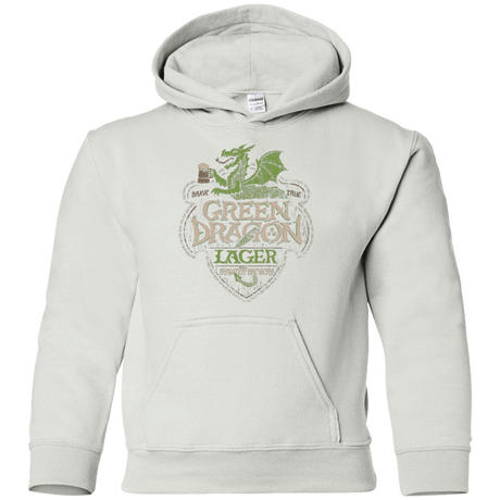 Sweatshirts White / YS Green Dragon Youth Hoodie