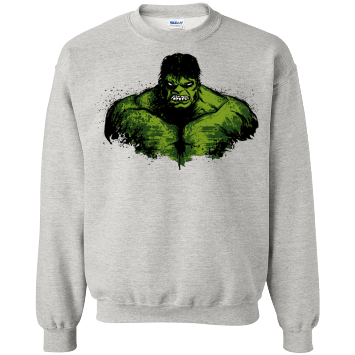 Sweatshirts Ash / Small Green Fury Crewneck Sweatshirt