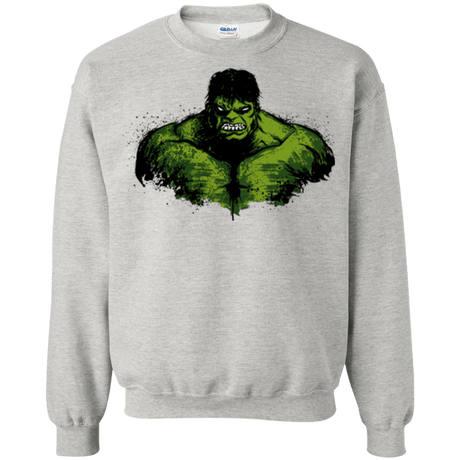 Sweatshirts Ash / Small Green Fury Crewneck Sweatshirt