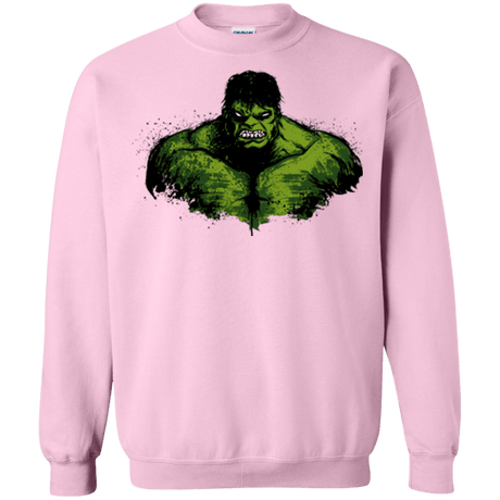 Sweatshirts Light Pink / Small Green Fury Crewneck Sweatshirt