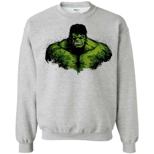 Sweatshirts Sport Grey / Small Green Fury Crewneck Sweatshirt