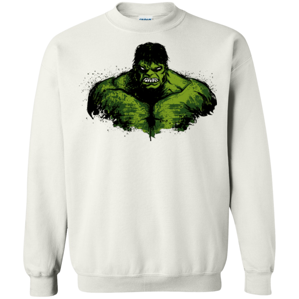 Sweatshirts White / Small Green Fury Crewneck Sweatshirt