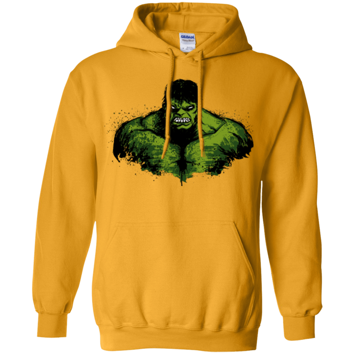 Sweatshirts Gold / Small Green Fury Pullover Hoodie
