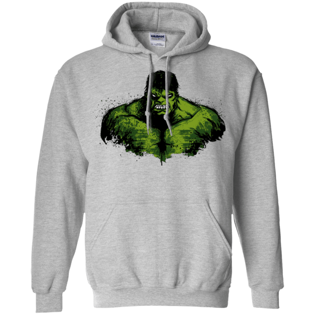 Sweatshirts Sport Grey / Small Green Fury Pullover Hoodie