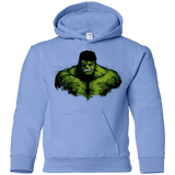 Sweatshirts Carolina Blue / YS Green Fury Youth Hoodie