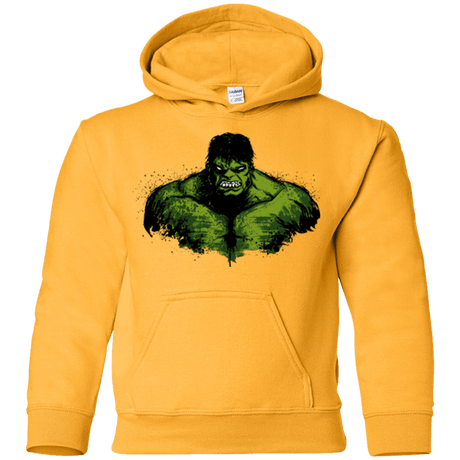 Sweatshirts Gold / YS Green Fury Youth Hoodie