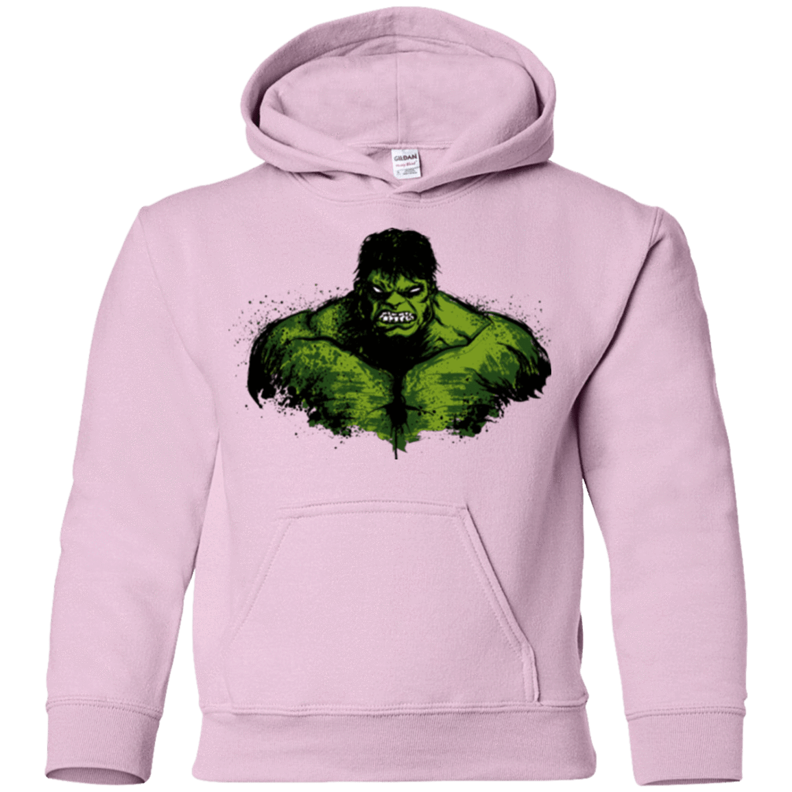 Sweatshirts Light Pink / YS Green Fury Youth Hoodie