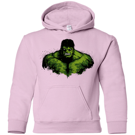 Sweatshirts Light Pink / YS Green Fury Youth Hoodie