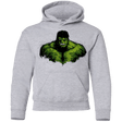 Sweatshirts Sport Grey / YS Green Fury Youth Hoodie
