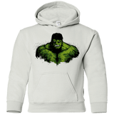 Sweatshirts White / YS Green Fury Youth Hoodie