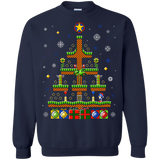 Sweatshirts Navy / Small Green Hill Christmas Crewneck Sweatshirt