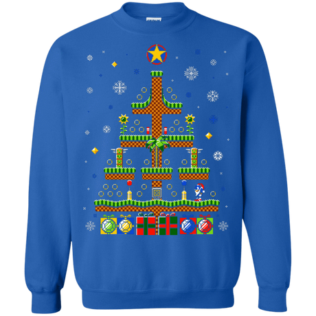 Sweatshirts Royal / Small Green Hill Christmas Crewneck Sweatshirt
