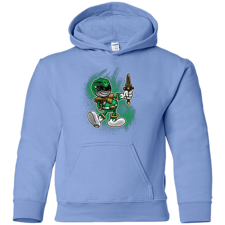 Sweatshirts Carolina Blue / YS Green Ranger Artwork Youth Hoodie