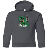 Sweatshirts Charcoal / YS Green Ranger Artwork Youth Hoodie
