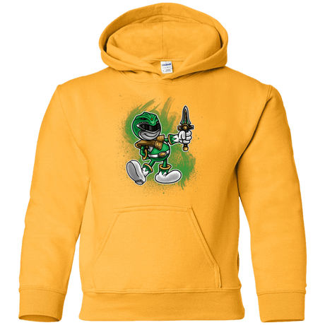 Sweatshirts Gold / YS Green Ranger Artwork Youth Hoodie