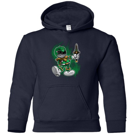 Sweatshirts Navy / YS Green Ranger Artwork Youth Hoodie