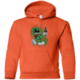 Sweatshirts Orange / YS Green Ranger Artwork Youth Hoodie