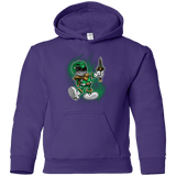 Sweatshirts Purple / YS Green Ranger Artwork Youth Hoodie