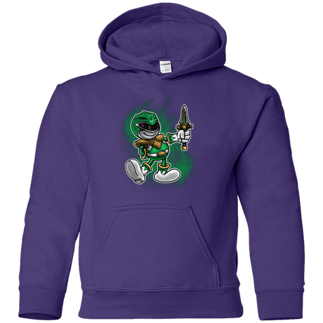 Sweatshirts Purple / YS Green Ranger Artwork Youth Hoodie