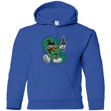 Sweatshirts Royal / YS Green Ranger Artwork Youth Hoodie