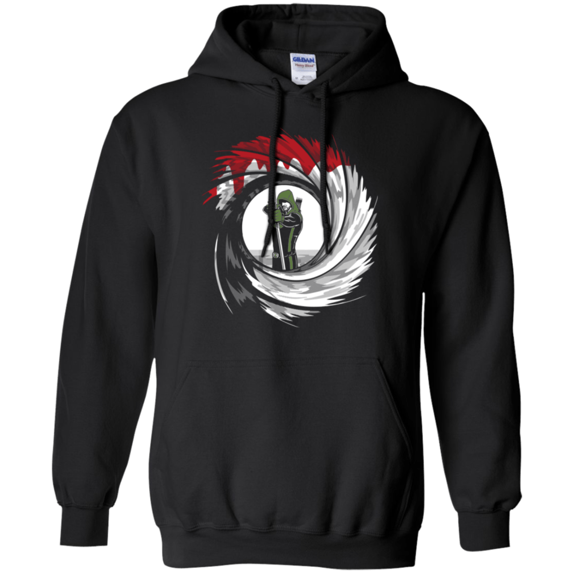 Green Shot Pullover Hoodie