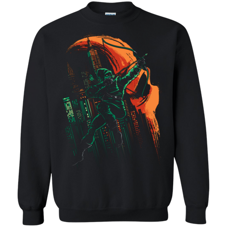 Sweatshirts Black / Small Green Vigilance Crewneck Sweatshirt
