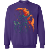 Sweatshirts Purple / Small Green Vigilance Crewneck Sweatshirt