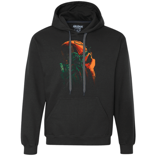 Sweatshirts Black / Small Green Vigilance Premium Fleece Hoodie