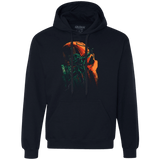 Sweatshirts Navy / Small Green Vigilance Premium Fleece Hoodie