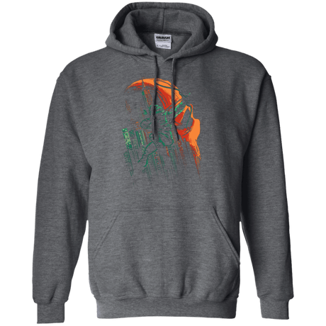 Sweatshirts Dark Heather / Small Green Vigilance Pullover Hoodie