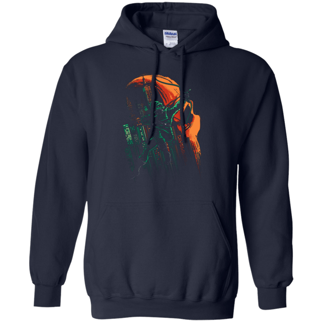 Sweatshirts Navy / Small Green Vigilance Pullover Hoodie