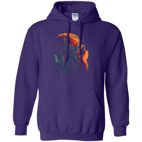 Sweatshirts Purple / Small Green Vigilance Pullover Hoodie