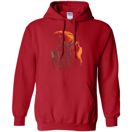 Sweatshirts Red / Small Green Vigilance Pullover Hoodie