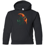 Sweatshirts Black / YS Green Vigilance Youth Hoodie