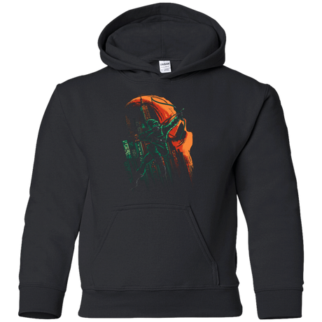 Sweatshirts Black / YS Green Vigilance Youth Hoodie