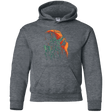Sweatshirts Dark Heather / YS Green Vigilance Youth Hoodie