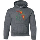 Sweatshirts Dark Heather / YS Green Vigilance Youth Hoodie