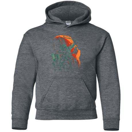Sweatshirts Dark Heather / YS Green Vigilance Youth Hoodie
