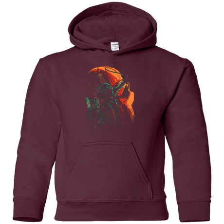 Sweatshirts Maroon / YS Green Vigilance Youth Hoodie