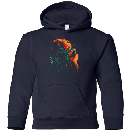 Sweatshirts Navy / YS Green Vigilance Youth Hoodie