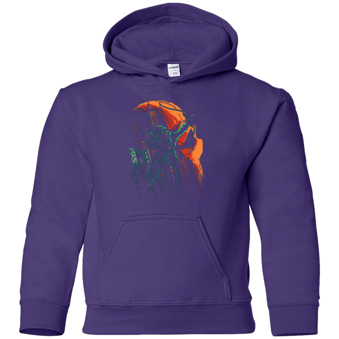 Sweatshirts Purple / YS Green Vigilance Youth Hoodie