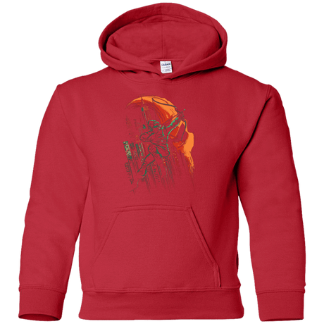 Sweatshirts Red / YS Green Vigilance Youth Hoodie