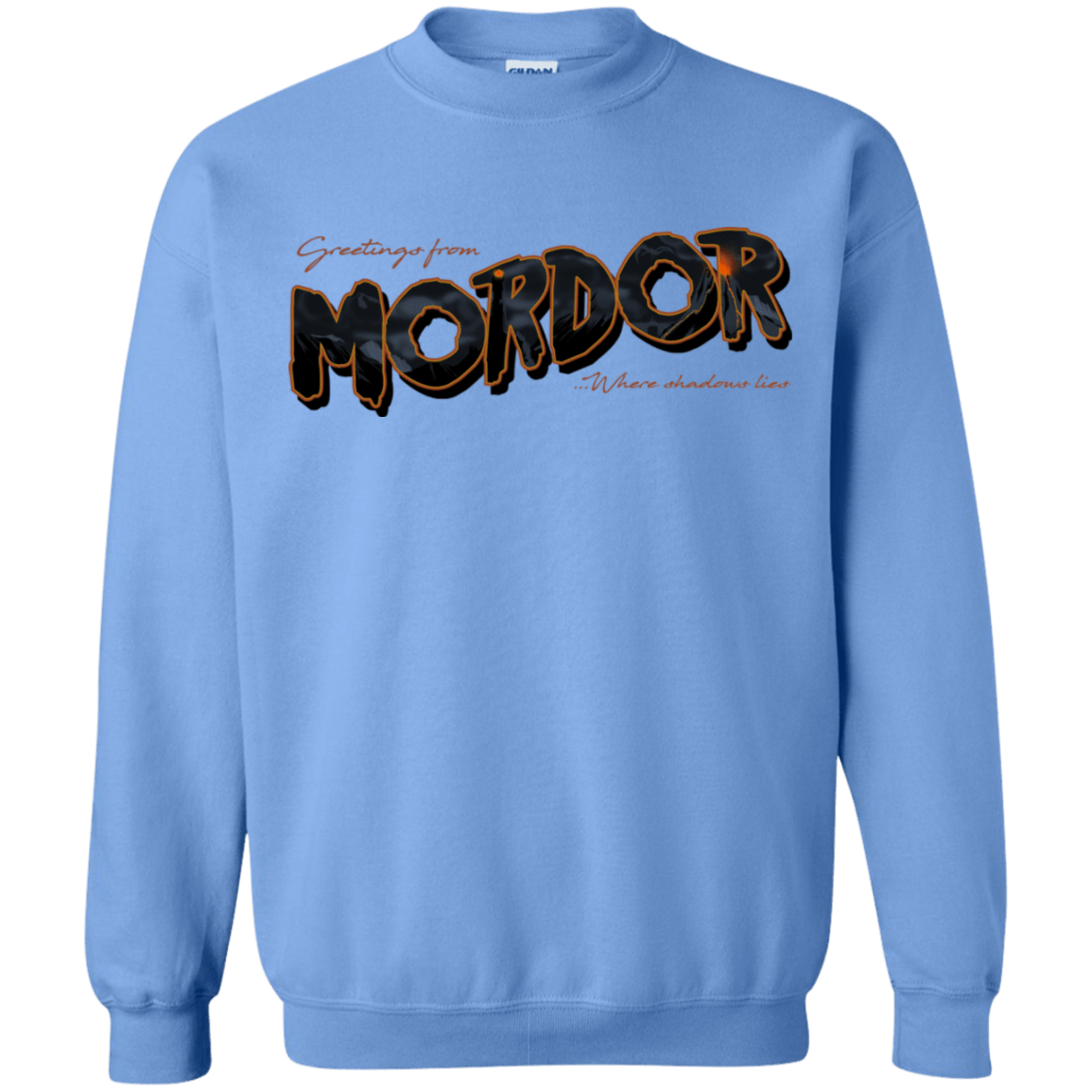 Sweatshirts Carolina Blue / S Greetings From Mordor Crewneck Sweatshirt