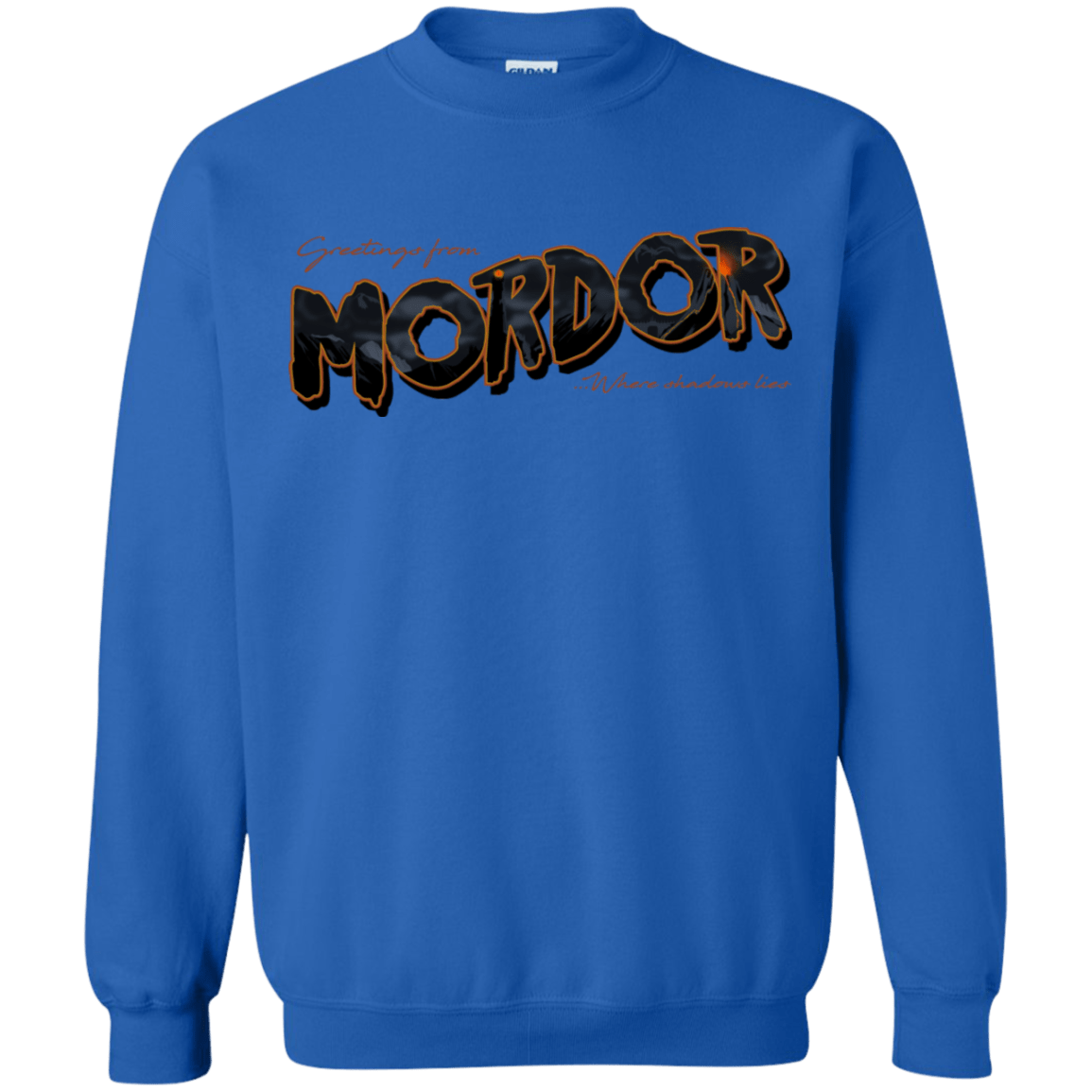 Sweatshirts Royal / S Greetings From Mordor Crewneck Sweatshirt