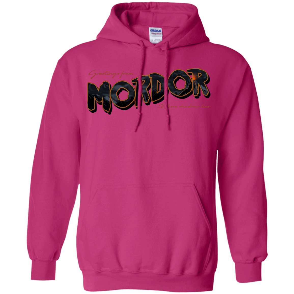 Sweatshirts Heliconia / S Greetings From Mordor Pullover Hoodie