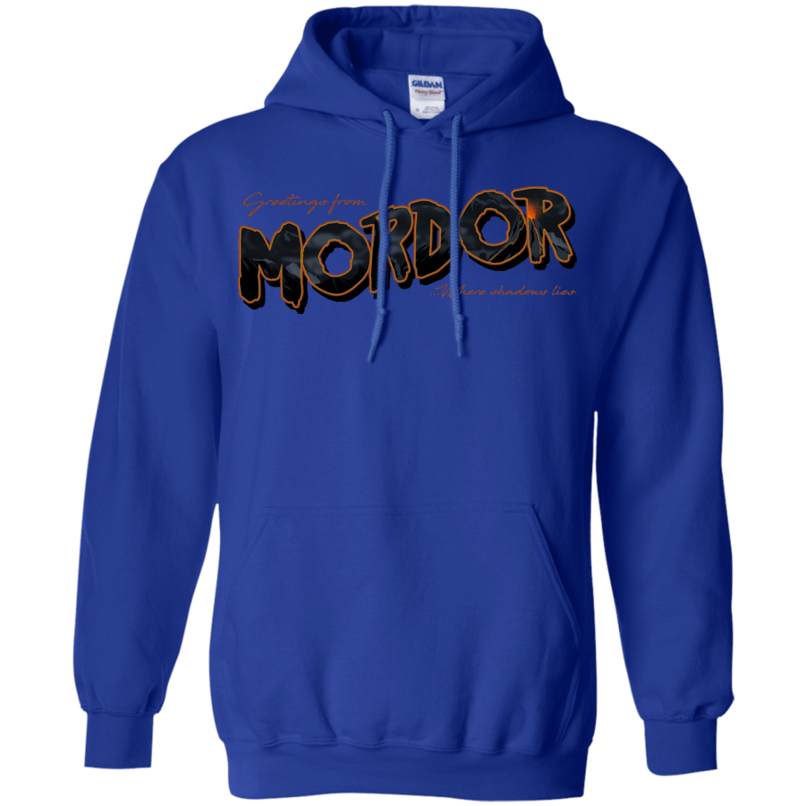 Sweatshirts Royal / S Greetings From Mordor Pullover Hoodie