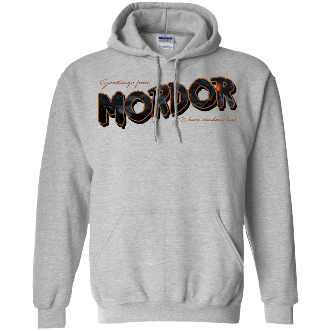 Sweatshirts Sport Grey / S Greetings From Mordor Pullover Hoodie